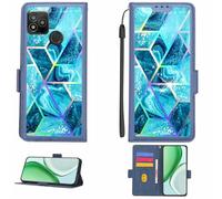 Aroepurt Coque Compatible pour BLU C6L 2021 Coque Étui Housse Case Support [avec Film Protecteur HD d'une dureté de 9H] [Blocage RFID][Effet de réfraction] LPT-LS