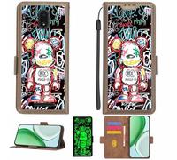 Aroepurt Coque Compatible pour BLU View 1 B100DL Coque Étui Housse Case Support [avec Film Protecteur HD d'une dureté de 9H] [Blocage RFID][Effet Lumineux Sombre] LPT-MXX