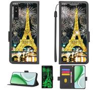 Aroepurt Coque Compatible pour BOOX Palma2 Pro Coque Étui [avec Trempé 9H Protection D'écran][Blocage RFID][Paillettes dorées + Brillantes] PTH-TT