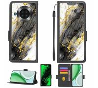 Aroepurt Coque Compatible pour CUBOT Note 20 Coque Étui Housse Case Support [avec Film Protecteur HD d'une dureté de 9H] [Blocage RFID][Paillettes dorées + Brillantes] LPT-HDL