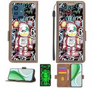 Aroepurt Coque Compatible pour CUBOT Note 50 Coque Étui Housse Case Support [avec Film Protecteur HD d'une dureté de 9H] [Blocage RFID][Effet Lumineux Sombre] LPT-MXX