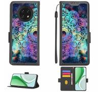 Aroepurt Coque Compatible pour CUBOT Note 9 Coque Étui Housse Case Support [avec Film Protecteur HD d'une dureté de 9H] [Blocage RFID][Effet de réfraction] LPT-HTT