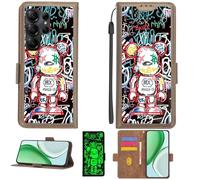 Aroepurt Coque Compatible pour Doogee Note 56X Pro Coque Étui [avec Trempé 9H Protection D'écran][Blocage RFID][Effet Lumineux] PTZ-MXX