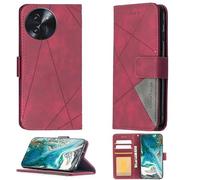 Aroepurt Coque Compatible pour Doogee Note 59 Coque Étui Housse Case Support [avec Trempé 9H Protection D'écran] BF05 Red