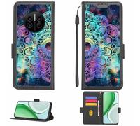 Aroepurt Coque Compatible pour Doogee V10 5g Coque Étui Housse Case Support [avec Film Protecteur HD d'une dureté de 9H] [Blocage RFID][Effet de réfraction] LPT-HTT