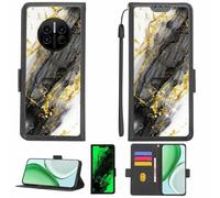 Aroepurt Coque Compatible pour Doogee V10 5g Coque Étui Housse Case Support [avec Film Protecteur HD d'une dureté de 9H] [Blocage RFID][Paillettes dorées + Brillantes] LPT-HDL