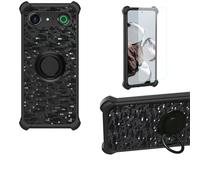 Aroepurt Coque Compatible pour Doro Aurora A10 Coque Étui [avec Trempé 9H Protection D'écran] Case Support de Bague PC + Silicone TZZH-HEI
