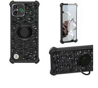 Aroepurt Coque Compatible pour Doro Aurora A30 Coque Étui [avec Trempé 9H Protection D'écran] Case Support de Bague PC + Silicone TZZH-HEI