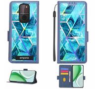 Aroepurt Coque Compatible pour Emporia Smart 5 Mini Coque Étui Housse Case Support [avec Film Protecteur HD d'une dureté de 9H] [Blocage RFID][Effet de réfraction] LPT-LS