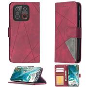 Aroepurt Coque Compatible pour Emporia Smart.6 Lite Coque Étui Housse Case Support [avec Trempé 9H Protection D'écran] BF05 Red