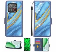 Aroepurt Coque Compatible pour Emporia Smart.7 Lite Coque Étui Housse Case Support [avec Film Protecteur HD d'une dureté de 9H] [Blocage RFID][Paillettes dorées + Brillantes] LPT-LDL