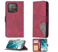 Aroepurt Coque Compatible pour Emporia Smart.7 Lite Coque Étui Housse Case Support [avec Trempé 9H Protection D'écran] BF05 Red