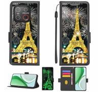 Aroepurt Coque Compatible pour Emporia Smart.ME7 Coque Étui Housse Case Support [avec Film Protecteur HD d'une dureté de 9H] [Blocage RFID][Paillettes dorées + Brillantes] LPT-TT