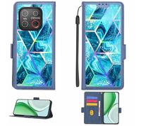 Aroepurt Coque Compatible pour Emporia Smart.ME7 Coque Étui Housse Case Support [avec Film Protecteur HD d'une dureté de 9H] [Blocage RFID][Effet de réfraction] LPT-LS