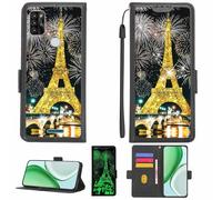 Aroepurt Coque Compatible pour Epik One Legend Pro K605 Coque Étui Housse Case Support [avec Film Protecteur HD d'une dureté de 9H] [Blocage RFID][Paillettes dorées + Brillantes] LPT-TT