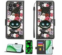 Aroepurt Coque Compatible pour Fairphone 6 Gen.6 Coque Étui Housse Case Support [avec Film Protecteur HD d'une dureté de 9H] [Blocage RFID][Effet Lumineux Sombre] LPT-LZM