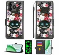 Aroepurt Coque Compatible pour Hammer Blade Va 5G Coque Étui Housse Case Support [avec Film Protecteur HD d'une dureté de 9H] [Blocage RFID][Effet Lumineux Sombre] LPT-LZM