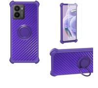 Aroepurt Coque Compatible pour HMD Fuse Coque Étui [avec Trempé 9H Protection D'écran] Case Support de Bague PC + Silicone TZZH-ZI