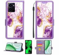 Aroepurt Coque Compatible pour HMD Pulse+ Plus Coque Étui Housse Case Support [avec Film Protecteur HD d'une dureté de 9H] [Blocage RFID][Paillettes dorées + Brillantes] LPT-ZDL