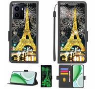 Aroepurt Coque Compatible pour HMD Pulse+ Plus Coque Étui Housse Case Support [avec Film Protecteur HD d'une dureté de 9H] [Blocage RFID][Paillettes dorées + Brillantes] LPT-TT