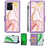 Aroepurt Coque Compatible pour HMD Pulse+ Plus Coque Étui Housse Case Support [avec Film Protecteur HD d'une dureté de 9H] [Blocage RFID][Paillettes dorées + Brillantes] LPT-FDL