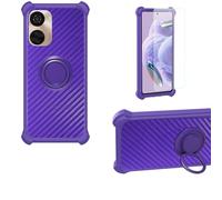 Aroepurt Coque Compatible pour HMD Vibe2 Coque Étui [avec Trempé 9H Protection D'écran] Case Support de Bague PC + Silicone TZZH-ZI