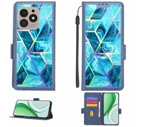 Aroepurt Coque Compatible pour Hotwav Note 13 Max Coque Étui Housse Case Support [avec Film Protecteur HD d'une dureté de 9H] [Blocage RFID][Effet de réfraction] LPT-LS