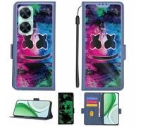 Aroepurt Coque Compatible pour Huawei Nova 11i Coque Étui Housse Case Support [avec Film Protecteur HD d'une dureté de 9H] [Blocage RFID][Effet Lumineux Sombre] LPT-BQ