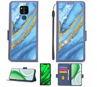 Aroepurt Coque Compatible pour Kodak Seren D60lx Coque Étui Housse Case Support [avec Film Protecteur HD d'une dureté de 9H] [Blocage RFID][Paillettes dorées + Brillantes] LPT-LDL