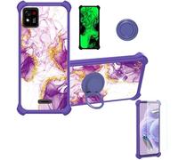 Aroepurt Coque Compatible pour Konrow TOUCH55 Plus Coque Étui [avec Trempé 9H Protection D'écran] Case Support de Bague PC + Silicone JSZ-ZDL