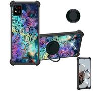 Aroepurt Coque Compatible pour Konrow TOUCH55 Plus Coque Étui [avec Trempé 9H Protection D'écran] Case Support de Bague PC + Silicone IMDH-HTT