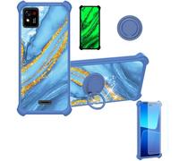 Aroepurt Coque Compatible pour Konrow TOUCH55 Plus Coque Étui [avec Trempé 9H Protection D'écran] Case Support de Bague PC + Silicone JSL-LDL