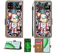 Aroepurt Coque Compatible pour Konrow TOUCH55 Plus Coque Étui Housse Case Support [avec Film Protecteur HD d'une dureté de 9H] [Blocage RFID][Effet Lumineux Sombre] LPT-MXX