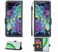 Aroepurt Coque Compatible pour Konrow TOUCH55 Plus Coque Étui Housse Case Support [avec Film Protecteur HD d'une dureté de 9H] [Blocage RFID][Effet de réfraction] LPT-HTT