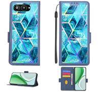 Aroepurt Coque Compatible pour Lava Blaze AMOLED 2 LXX523 Coque Étui [avec Trempé 9H Protection D'écran][Blocage RFID][Lumière réfléchie aux Couleurs Vives] PTL-LS