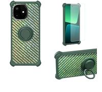 Aroepurt Coque Compatible pour Lava Play Ultra LXX521 Coque Étui [avec Trempé 9H Protection D'écran] Case Support de Bague PC + Silicone TZZH-LV