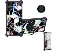 Aroepurt Coque Compatible pour Logicom Comet Coque Étui [avec Trempé 9H Protection D'écran] Case Support de Bague PC + Silicone IMDH-HS