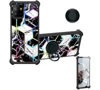 Aroepurt Coque Compatible pour Logicom EZY 2 Coque Étui [avec Trempé 9H Protection D'écran] Case Support de Bague PC + Silicone IMDH-HS