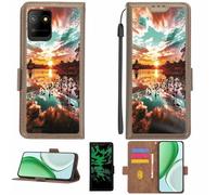 Aroepurt Coque Compatible pour Logicom EZY 2 Coque Étui Housse Case Support [avec Film Protecteur HD d'une dureté de 9H] [Blocage RFID][Effet Lumineux Sombre] LPT-FJ