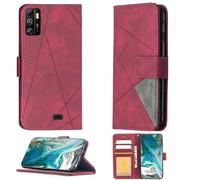 Aroepurt Coque Compatible pour Logicom Five Pro 32 Coque Étui Housse Case Support [avec Trempé 9H Protection D'écran] BF05 Red