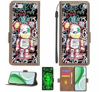 Aroepurt Coque Compatible pour Maya System FREETEL Samurai KIWAMI 2 Coque Étui Housse Case Support [avec Film Protecteur HD d'une dureté de 9H] [Blocage RFID][Effet Lumineux Sombre] LPT-MXX