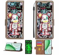 Aroepurt Coque Compatible pour Maya System FREETEL Samurai REI Coque Étui Housse Case Support [avec Film Protecteur HD d'une dureté de 9H] [Blocage RFID][Effet Lumineux Sombre] LPT-MXX