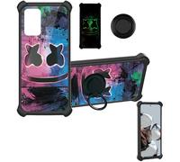 Aroepurt Coque Compatible pour Maze Speed M65P M65 M6561 Coque Étui [avec Trempé 9H Protection D'écran] Case Support de Bague PC + Silicone YGH-BQ