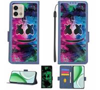 Aroepurt Coque Compatible pour Motorola Moto g Stylus 5G 2023 Coque Étui Housse Case Support [avec Film Protecteur HD d'une dureté de 9H] [Blocage RFID][Effet Lumineux Sombre] LPT-BQ