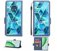 Aroepurt Coque Compatible pour Nokia XR20 Coque Étui Housse Case Support [avec Film Protecteur HD d'une dureté de 9H] [Blocage RFID][Effet de réfraction] LPT-LS