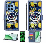 Aroepurt Coque Compatible pour OnePlus 12R 5G Coque Étui Housse Case Support [avec Film Protecteur HD d'une dureté de 9H] [Blocage RFID][Paillettes dorées + Brillantes] LPT-TYX