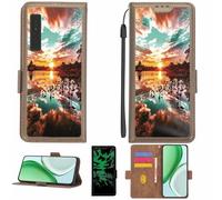 Aroepurt Coque Compatible pour Onyx Boox Kant 2 ePaper eReader Coque Étui Housse Case Support [avec Film Protecteur HD d'une dureté de 9H] [Blocage RFID][Effet Lumineux Sombre] LPT-FJ