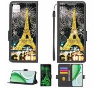 Aroepurt Coque Compatible pour Onyx Boox P6 Ereader Epaper Coque Étui Housse Case Support [avec Film Protecteur HD d'une dureté de 9H] [Blocage RFID][Paillettes dorées + Brillantes] LPT-TT