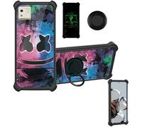 Aroepurt Coque Compatible pour Onyx Boox P6 Pro Color Coque Étui [avec Trempé 9H Protection D'écran] Case Support de Bague PC + Silicone YGH-BQ
