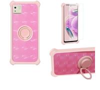 Aroepurt Coque Compatible pour Onyx Boox P6 Pro Coque Étui [avec Trempé 9H Protection D'écran] Case Support de Bague PC + Silicone TZZH-Fen